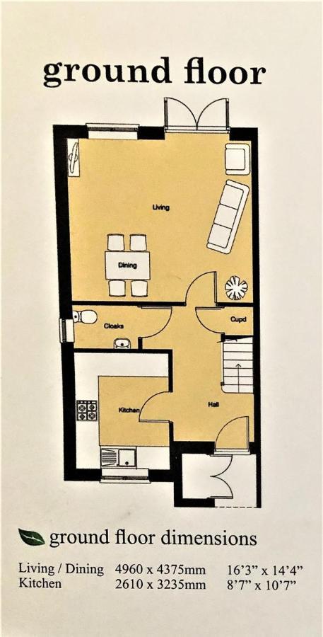 Stylish & Spacious 3 Bed House With 2 Free Car Parking Spaces Vila Appledram Exterior foto