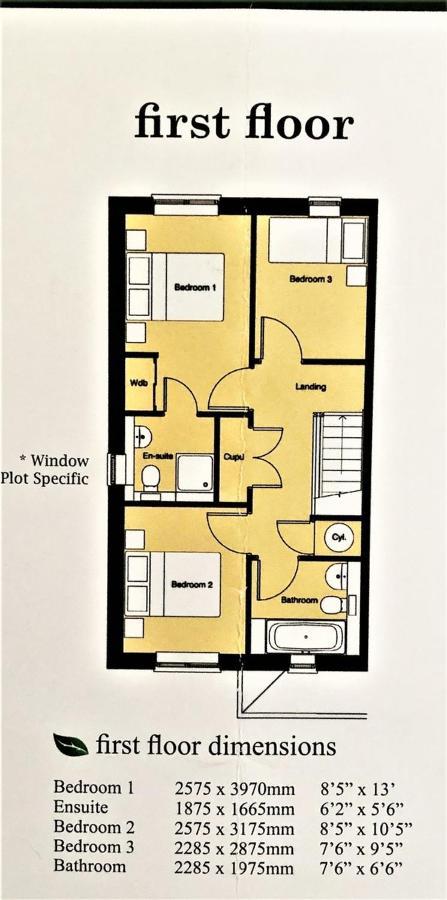 Stylish & Spacious 3 Bed House With 2 Free Car Parking Spaces Vila Appledram Exterior foto